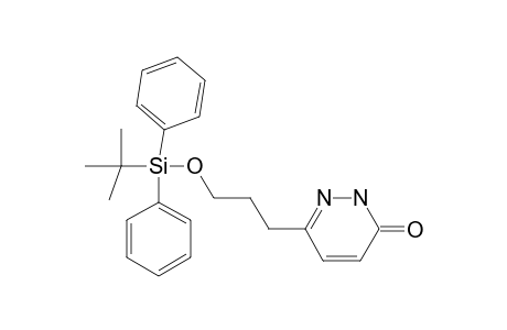 6-[3-(TERT.-BUTYLDIPHENYLSILYLOXY)-PROPYL]-PYRIDAZIN-3(2H)-ONE
