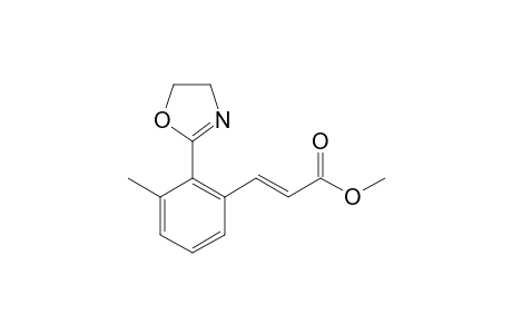 Methyl (E)-3-[2-(2-oxazolinyl)-3-methylphenyl]acrylate