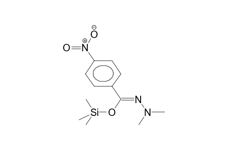 (Z)-PARA-NITROBENZOIC ACID, TRIMETHYLSILYL ESTER, DIMETHYLHYDRAZONE