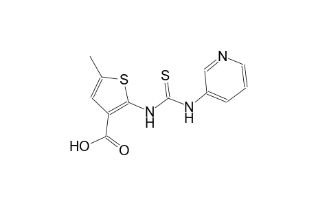 5-methyl-2-{[(3-pyridinylamino)carbothioyl]amino}-3-thiophenecarboxylic acid