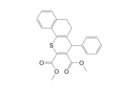 4H-Naphtho[1,2-b]thiopyran-2,3-dicarboxylic acid, 5,6-dihydro-4-phenyl-, dimethyl ester