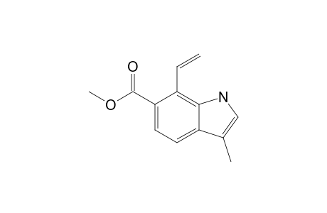 Methyl 7-vinyl-3-methyl-1H-indole-6-carboxylate