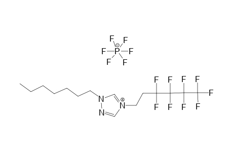 1-Heptyl-4-(1H,1H,2H,2H-perfluorohexyl)-1,2,4-triazolium hexafluorophosphate