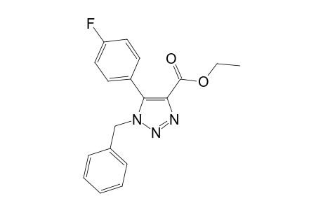 1-Benzyl-5-(4-fluorophenyl)triazole-4-carboxylic acid ethyl ester
