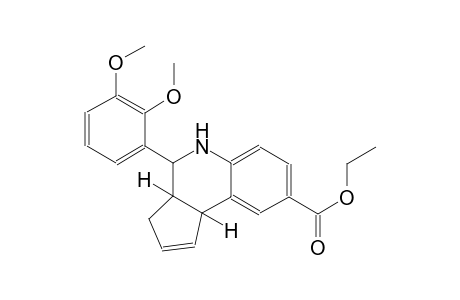 3H-cyclopenta[c]quinoline-8-carboxylic acid, 4-(2,3-dimethoxyphenyl)-3a,4,5,9b-tetrahydro-, ethyl ester, (3aS,4R,9bR)-