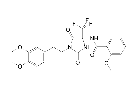 2-Ethoxy-N-[1-homoveratryl-2,5-diketo-4-(trifluoromethyl)imidazolidin-4-yl]benzamide