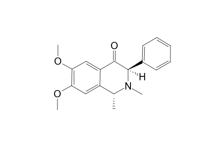 3-Phenyl-1,N-dimethyl-6,7-dimethoxy-4-isoquinolinone