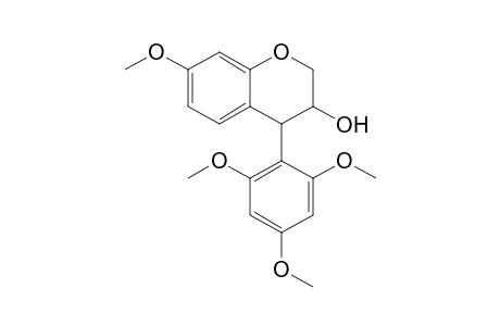 3,4-Dihydro-7-methoxy-4-(2,4,6-trimethoxyphenyl)-2H-1-benzopyran-3-ol