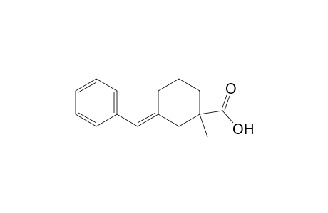 3-Benzylidene-1-methylcyclohexanecarboxylic acid