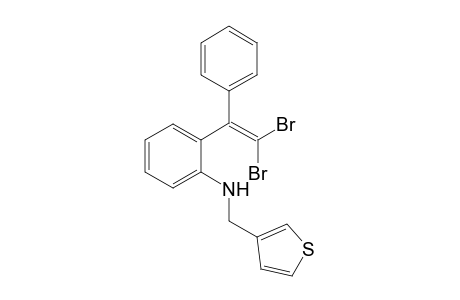 2-(2,2-dibromo-1-phenylvinyl)-N-(3-thienylmethyl)aniline