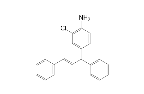 (E)-2-Chloro-4-(1,3-diphenylallyl)aniline