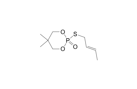 2-[(2-Buten-1-yl)thio]-2-oxo-5,5-dimethyl-1,3,2-dioxaphosphorinane