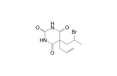 5-allyl-5-(2-bromopropyl)barbituric acid