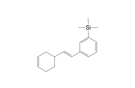 (E)-(3-(2-(Cyclohex-3-enyl)-vinyl)-phenyl)-trimethylsilane