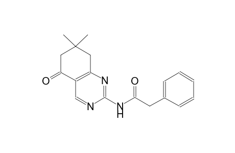 N-(7,7-dimethyl-5-oxo-5,6,7,8-tetrahydro-2-quinazolinyl)-2-phenylacetamide