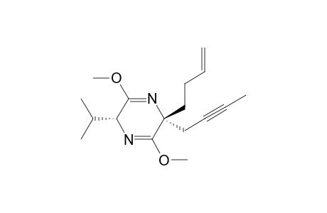 (2R,5R)-5-(3-Butenyl)-5-(2-butynyl)-2,5-dihydro-3,6-dimethoxy-2-isopropylpyrazine