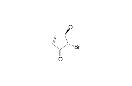 (4R,5S)-5-BROMO-4-HYDROXY-CYCLOPENT-2-ENONE