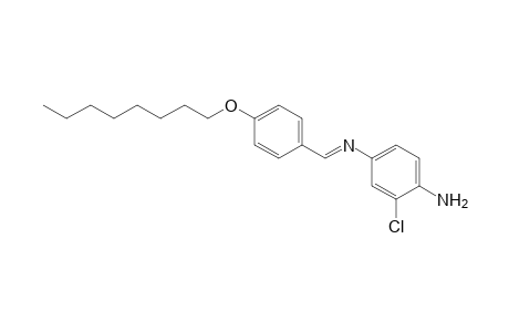 1,4-Benzenediamine, 2-chloro-N4-[[4-(octyloxy)phenyl]methylene]-