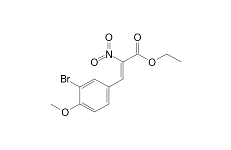 (Z)-3-(3-bromo-4-methoxy-phenyl)-2-nitro-acrylic acid ethyl ester