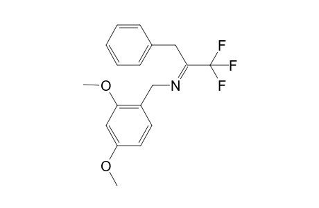 N-(1,1,1-Trifluoro-3-phenyl-isopropylidene)-2,4-dimethoxybenzylamine