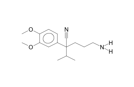 5-Amino-2-(3,4-dimethoxyphenyl)-2-isopropylvaleronitrile