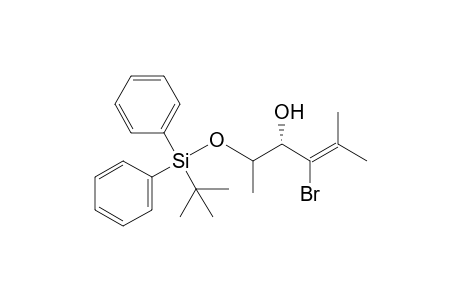 (3S)-4-Bromo-2-[(1',1'-dimethylethyl)diphenylsilyloxy]-5-methyl-4-hexen-3-ol