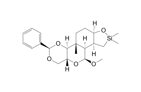 (1R,2S,4R,7R,9S,10R,11S,15R)-9-Methoxy-1,13,13-trimethyl-4-phenyl-3,5,8,14-tetraoxa-13-silatetracyclo[8.7.0.0(2,7).0(11,15)]heptadecane