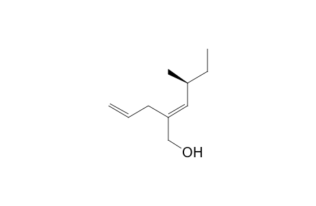 (S,E)-2-Allyl-4-methylhex-2-en-1-ol