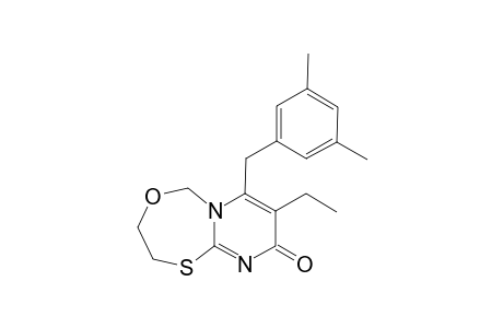 7-(3,5-DIMETHYLBENZYL)-8-ETHYL-2,3,5-TRIHYDRO-9-OXO-PYRIMIDINO-[1,2-C]-1,5,3-OXAZEPINE