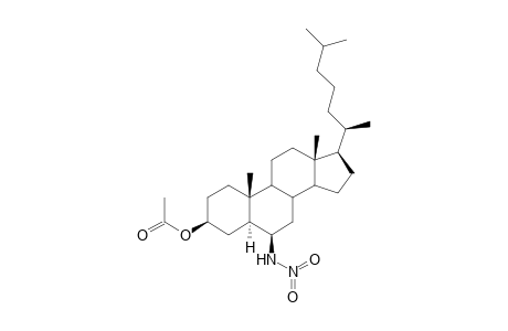 Cholestan-3-ol, 6-(nitroamino)-, acetate (ester), (3.beta.,5.alpha.,6.beta.)-