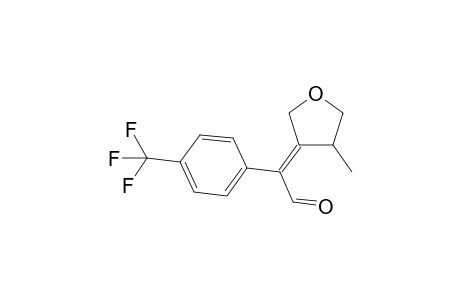 (E)-2-(4-Methyldihydrofuran-3(2H)-ylidene)-2-(4-(trifluoromethyl)phenyl)acetaldehyde