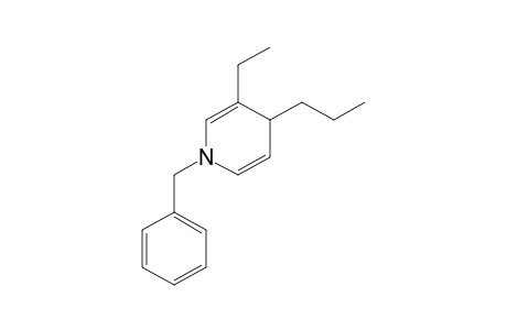 Pyridine, 3-ethyl-1,4-dihydro-1-(phenylmethyl)-4-propyl-
