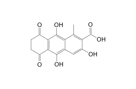2-Carboxy-6,7-dihydtro-3,9,10-trihydroxy-1-methylanthra-5,8-quinone