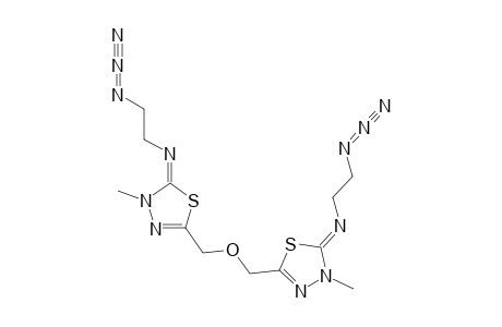 2,2'-OXYDIMETHYLENE-BIS-[5-(2-AZIDOETHYLIMINO)-4,5-DIHYDRO-4-METHYL-1,3,4-THIADIAZOLE]