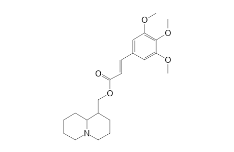 Acrylic acid, 3-(3,4,5-trimethoxyphenyl)-, (octahydroquinolizin-1-yl)methyl ester