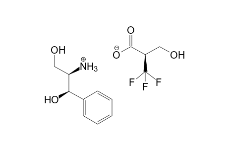 (S,S,S)-2'-Hydroxy-1'-(hydroxymethyl)-2'-[(phenylethyl)ammonium] 3-hydroxy-2-(trifluoromethyl)propionate
