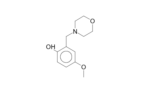 4-Methoxy-2-(4-morpholinylmethyl)phenol