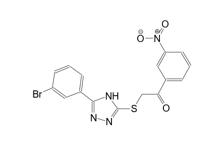 2-{[5-(3-bromophenyl)-4H-1,2,4-triazol-3-yl]sulfanyl}-1-(3-nitrophenyl)ethanone