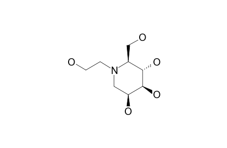 1,5-DIDEOXY-1,5-IMINO-(HYDROXYETHYLIMINIUMYL)-D-GLUCITOL;N-HYDROXYETHYL-1-DEOXYNOJIRIMYCIN;MIGLITOL