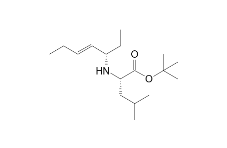 (S)-tert-Butyl 2-((S,E)-hept-4-en-3-ylamino)-4-methylpentanoate