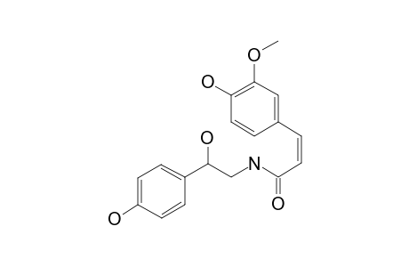 N-CIS-FERULOYLOCTOPAMINE