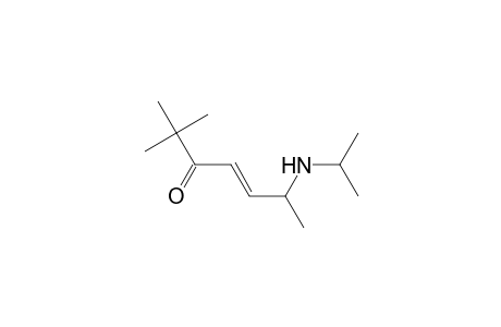 2-isopropylamino-6,6-dimethyl-heptan-3-en-5-one