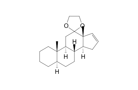 Androst-16-en-12-one,cyclic 1,2-ethanediyl acetal, (5.alpha.)-
