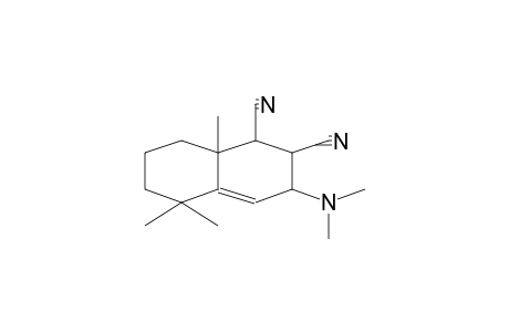 (4aRs,5Rs,6SR,7RS)-7-(Dimethylamino)-1,2,3,4,4a,5,6,7-octahydro-1,1,4a-trimethylnaphthalene-5,6-dicarbnitrile