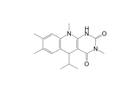 5-Isopropyl-3,7,8,10-tetramethyl-1,5-dihydropyrimido[4,5-b]quinoline-2,4(3H,10H)-dione