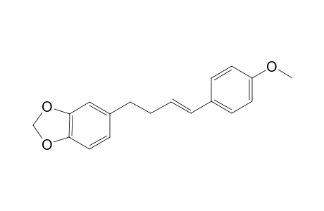 (E)-4-(3',4'-Methylenedioxyphenyl)-1-(4-methoxy-phenyl)but-1-ene