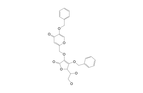 3-O-BENZYL-2-O-(5-BENZYLOXY-4-H-PYRAN-4-ONE-2-METHYL)-L-ASCORBIC_ACID