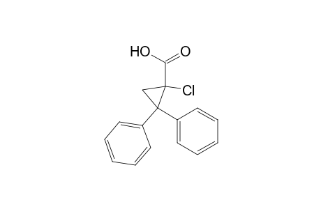 Cyclopropanecarboxylic acid, 1-chloro-2,2-diphenyl-