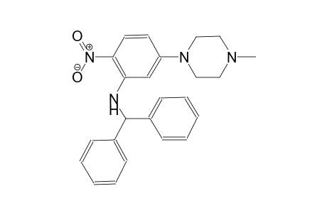 N-benzhydryl-5-(4-methyl-1-piperazinyl)-2-nitroaniline