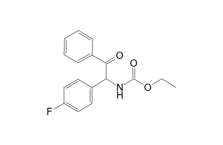 Ethyl 1-(4-fluorophenyl)-2-oxo-2-phenylethylcarbamate